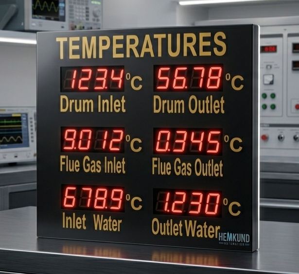 Multi-Point Temperature Monitoring Display