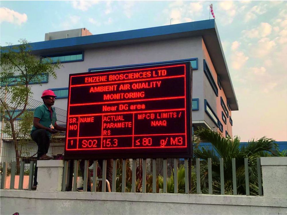 Environmental Compliance Displays — Hemkund Automation installation