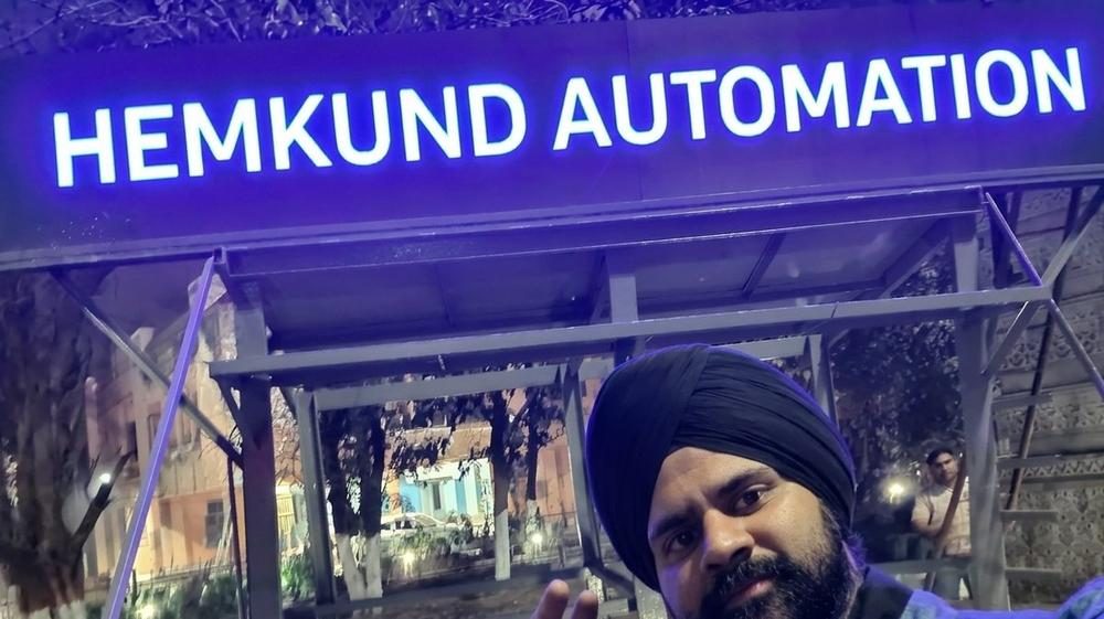 Hemkund Automation Office LED Sign